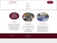 weberbank-alumni.de Webseite Vorschau