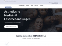 thalderma.de Webseite Vorschau