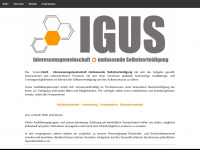 igus-training.at Webseite Vorschau