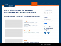 mayer-bgmarkt.de Webseite Vorschau