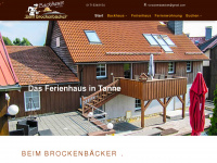 brockenbaecker-ferienhaus.de Webseite Vorschau