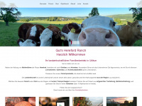 guts-hereford-ranch.ch Webseite Vorschau