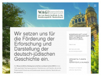 wag-leobaeck.de Webseite Vorschau