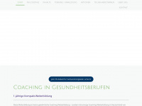 coaching-gesundheitsberufe.de Webseite Vorschau