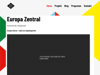 europazentral.de Webseite Vorschau