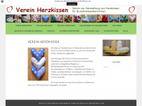 herzkissenprojekt.wordpress.com Webseite Vorschau