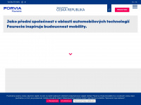faurecia-cz.cz Webseite Vorschau