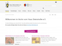 haus-steinstrasse-archiv.de Webseite Vorschau