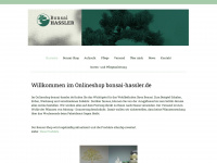 bonsai-hassler.de Webseite Vorschau