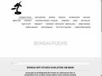 bonsai-fuchs.de Webseite Vorschau