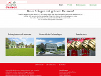 jansen-gartenbau.com Webseite Vorschau