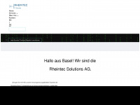 rheintec.ch Webseite Vorschau