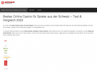 bestesonlinecasino.ch Webseite Vorschau