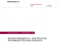 bildaufhaenger.ch Webseite Vorschau