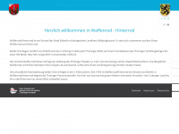 waffenrod-hinterrod.com Webseite Vorschau