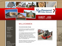 zimmerei-reimers.de Webseite Vorschau