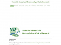heimatverein-wickrathberg.de Webseite Vorschau