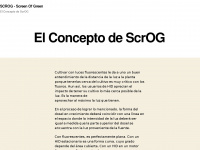 scrog.mx Webseite Vorschau