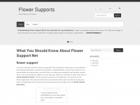 flower-supports.net Webseite Vorschau