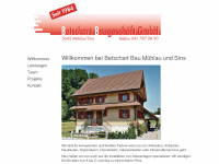betschart-bau.ch Webseite Vorschau
