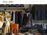 horseandrider.ch Webseite Vorschau