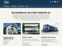 eckert-logistik.ch Webseite Vorschau