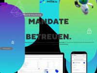milia.io Webseite Vorschau