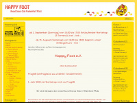 happy-foot.de Webseite Vorschau