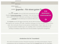 superba.ch Webseite Vorschau