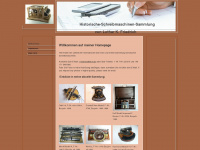 historische-schreibmaschinen-friedrich.de Webseite Vorschau