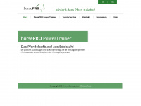 horsepro.de Webseite Vorschau
