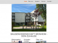 bg-weinheim.de Webseite Vorschau