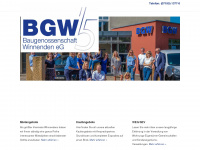 bgw-winnenden.de Webseite Vorschau