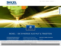 bickel-blechtechnik.de Webseite Vorschau