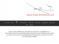 aero-club-emmerich.de Webseite Vorschau