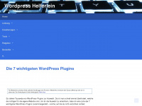 wordpress-helferlein.de Webseite Vorschau