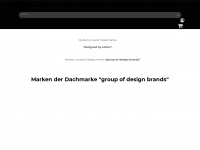 group-of-design-brands.de Webseite Vorschau