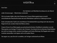 vinum-arca.ch Webseite Vorschau