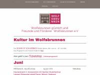 wolfsbrunnen-kultur.de Webseite Vorschau