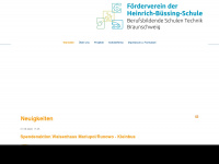 foerderverein-hbs-bs.info Webseite Vorschau