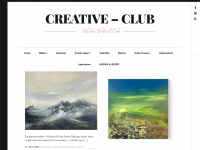 creativeclub.blog Webseite Vorschau