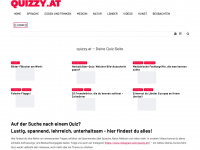 quizzy.at Webseite Vorschau