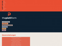 theplattform.net Webseite Vorschau