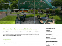 biergarten-jahnwiese.de Webseite Vorschau