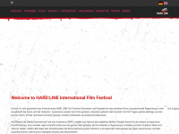 hardline-filmfestival.com Webseite Vorschau