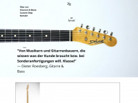 delago-guitars.com Webseite Vorschau
