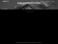 albacommunications.at Webseite Vorschau