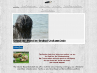 urlaub-reisen-mit-hund.de Webseite Vorschau