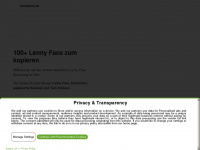 lennyface.de Webseite Vorschau