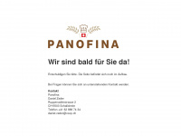 panofina.ch Webseite Vorschau